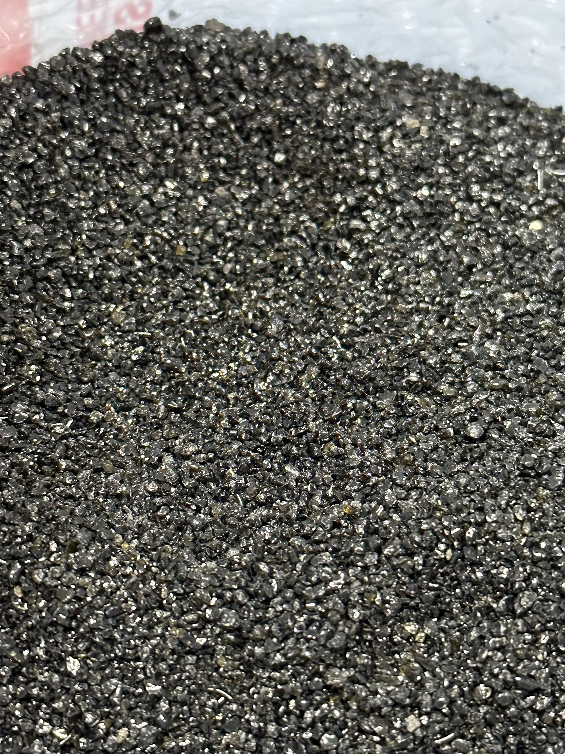 Wpc-Co. Premium Black Aquarium Sand Substrate - Medium Grit, Natural-Looking, Multi-Purpose, Black Color, 10 LBS