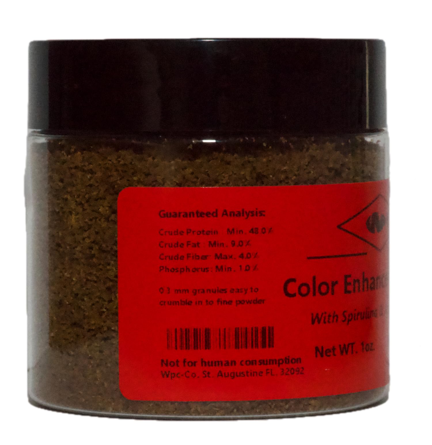 Color Enhancer Fish Fry Food With Spirulina and Aztec Marigold - Powdered Feed For Live Baby Tropical Fish Aquarium Snails and Live Shrimp Formulated For Optimal Nutrition and Brilliant Coloration