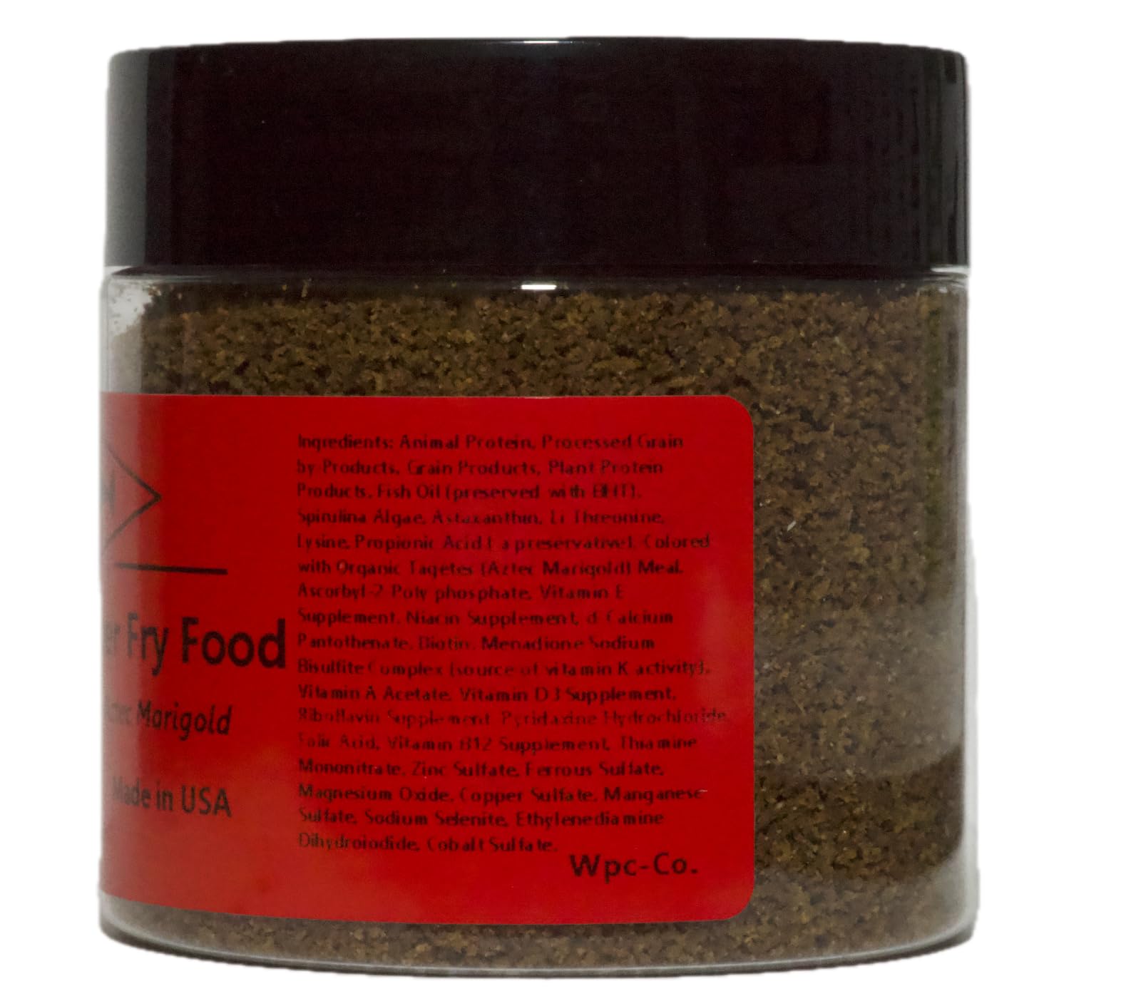 Color Enhancer Fish Fry Food With Spirulina and Aztec Marigold - Powdered Feed For Live Baby Tropical Fish Aquarium Snails and Live Shrimp Formulated For Optimal Nutrition and Brilliant Coloration