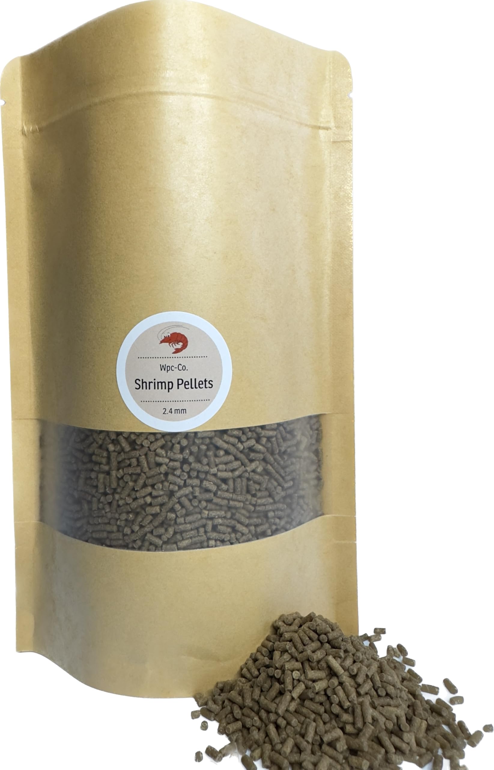 Wpc-Co. 1LB Sinking Pellets for Freshwater Bottom Feeders, Shrimp & Snails – 2.4mm Aquarium Food for Corydoras, Loaches, Plecos, Otocinclus, Nerite, Mystery Snails & Freshwater Shrimp